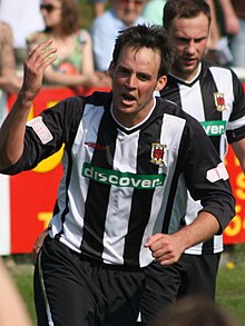 Jansen playing for Chorley in 2011 Matt Jansen.jpg