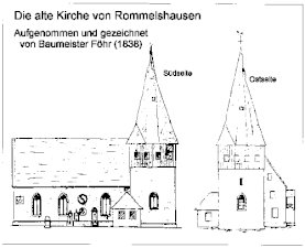 Kirche um 1838