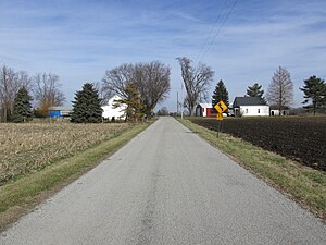 Looking north on McKay Road in McKays, Ohio. McKaysStationOhio1.JPG