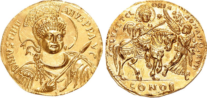 File:Medallion of Justinian I.jpg