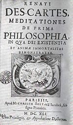 Meditationes de prima philosophia