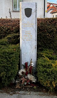 Memorial to Toni Mrlak - Ljubljana Slovenia.JPG