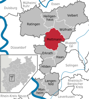 Mettmann Town in North Rhine-Westphalia, Germany