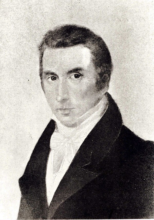 Chopin's father, Nicolas Chopin, by Mieroszewski, 1829