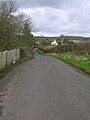 The Mill Vennel looking northwards towards the Carmel Brig.