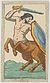 Minchiate card deck - Florence - 1860-1890 - Swords - 12 - Knight.jpg