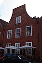 Baroque type house, including the half-timbered building, without a right side wing