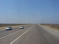 Motorway Airport-Makhachkala in Dagestan.JPG