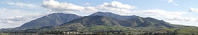 Thumbnail for File:Mount Diablo Panoramic From Newhall.jpg