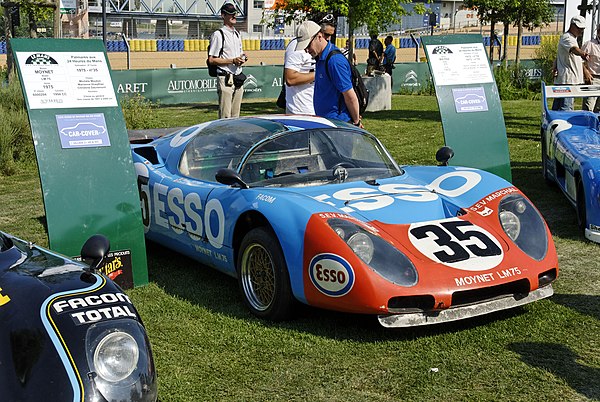 Two-litre class-winning Moynet LM 75 of Mouton, Hoepfner and Dacremont