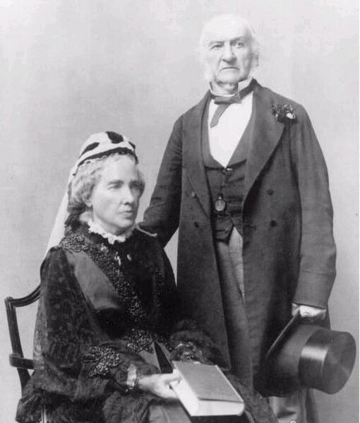 Catherine with her husband, William, in 1889.