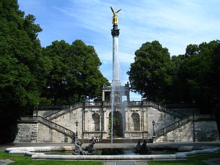 <i>Angel of Peace</i> Monument in the Munich suburb of Bogenhausen