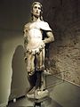 Statue Viktors im Museo del Duomo, Mailand, von einem unbekannten Mailänder Bildhauer, letzte Dekade des 15. Jahrhunderts