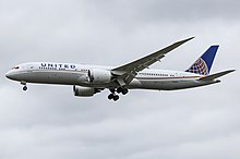 N29961, the Boeing 787-9 involved as UA Flight 1 N29961 Boeing 787-9 United (33239793633).jpg
