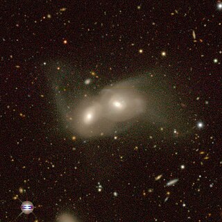 <span class="mw-page-title-main">NGC 526</span> Pair of interacting galaxies in the constellation of Sculptor