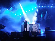 Надя на концерте в Fredagsrock Tivoli, 2013