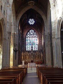 The Crossing as designed by Rooney & McConville, 2003 Nave, Armagh Cathedral.jpg