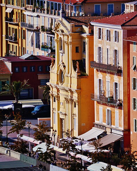 File:Nice Parc du Château de Nice Vue sur le Cours Saleya 2.jpg