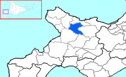 仁木町位置圖