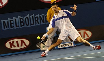 Novak Djokovic at the 2011 Australian Open1.jpg