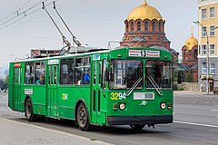 Image 9A trolleybus in Novosibirsk, Russia