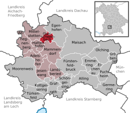 Oberschweinbach - Localizazion