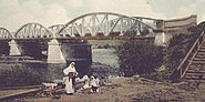 Jiu Bridge at the turn of the 20th century.