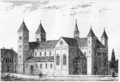 Det ydre af Viborg Domkirke ca. 1877