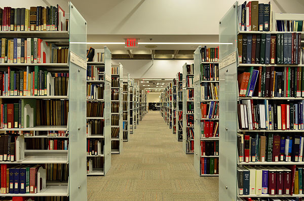 Osgoode Hall Law Library - lower level stacks