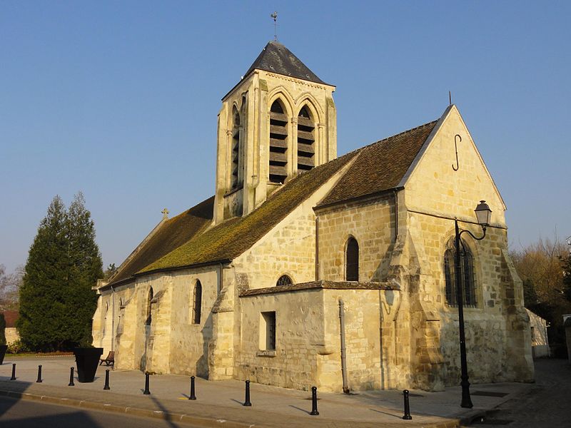 File:Osny (95), église Saint-Pierre-aux-Liens, vue depuis le sud-est 2.jpg