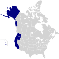 Pacific States within North America.svg