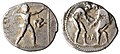 Pamphylia Aspendos Stater, Olympic Games scene.jpg