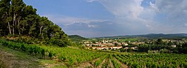 Gezicht op Villeneuve-Minervois