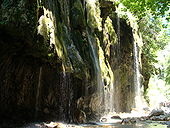 Die Schlucht „Panda Vrechi“ (Πάντα βρέχει, „es regnet immer“).