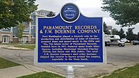 Paramount Records & F.W. Boerner Co. - Mississippi Blues Trail Marker.jpg