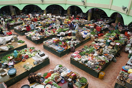 Pasar Besar Siti Khadijah (day market), Kota Bharu