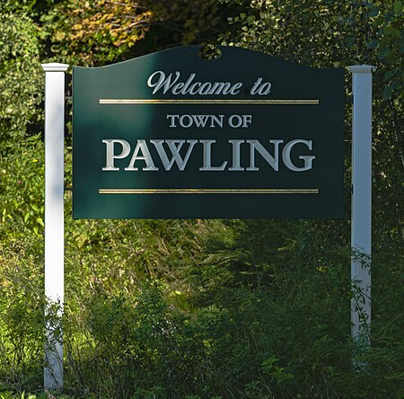 Pawling, NY, welcome sign