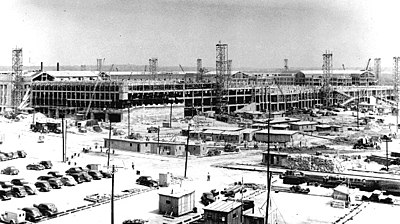 De bouw van het Pentagon in 1942
