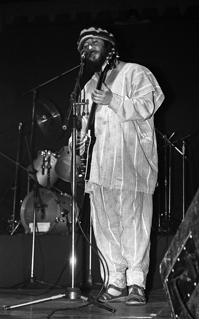 Green performing at Hala Pionir in Belgrade on 30 May 1983.