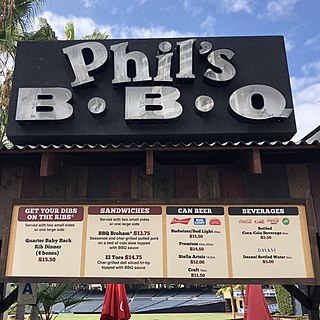 <span class="mw-page-title-main">Phil's BBQ</span> Barbeque restaurant