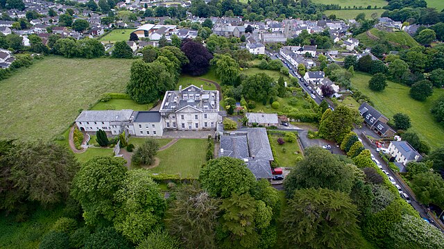 Aerial view of the estate from the north in 2016