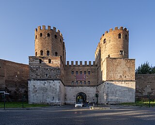 <span class="mw-page-title-main">Porta San Sebastiano</span> Gate of the Aurelian walls, a landmark of Rome, Italy