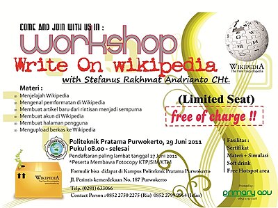 Workshop Wikipedia di Purwokerto