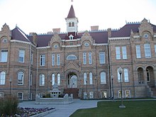 Provo City Library in the former Brigham Young Academy