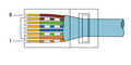 RJ-45 Rollover left