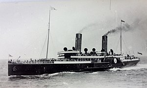 RMS Empress Queen во время обслуживания Steam Packet ..JPG