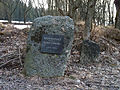 Čeština: Památník zaniklé vsi Radvanovice severozápadně od obce Stožec v okrese Prachatice, Jihočeský kraj. English: Memorial of the abandoned village of Radvanovice, north-east of the municipality of Stožec, Prachatice District, South Bohemian Region, Czech Republic.