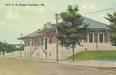 Railroad Depot, Gardiner, ME