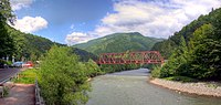 Thumbnail for File:Railway bridge over the river Tisza - near Rakhiv - Ukraine (4043-48).jpg