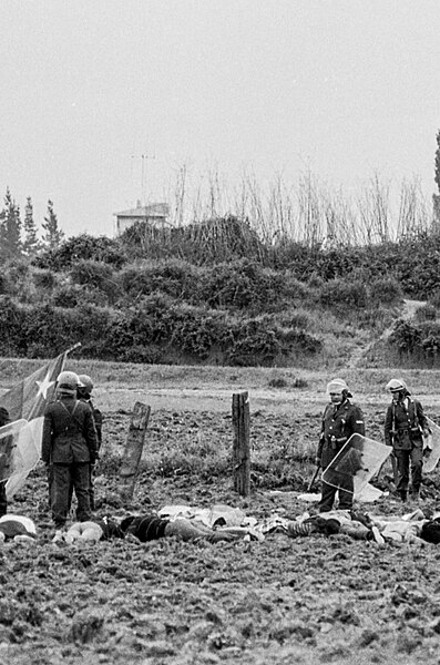 File:Represión en toma de terrenos, Puente Alto, octubre de 1984.jpg